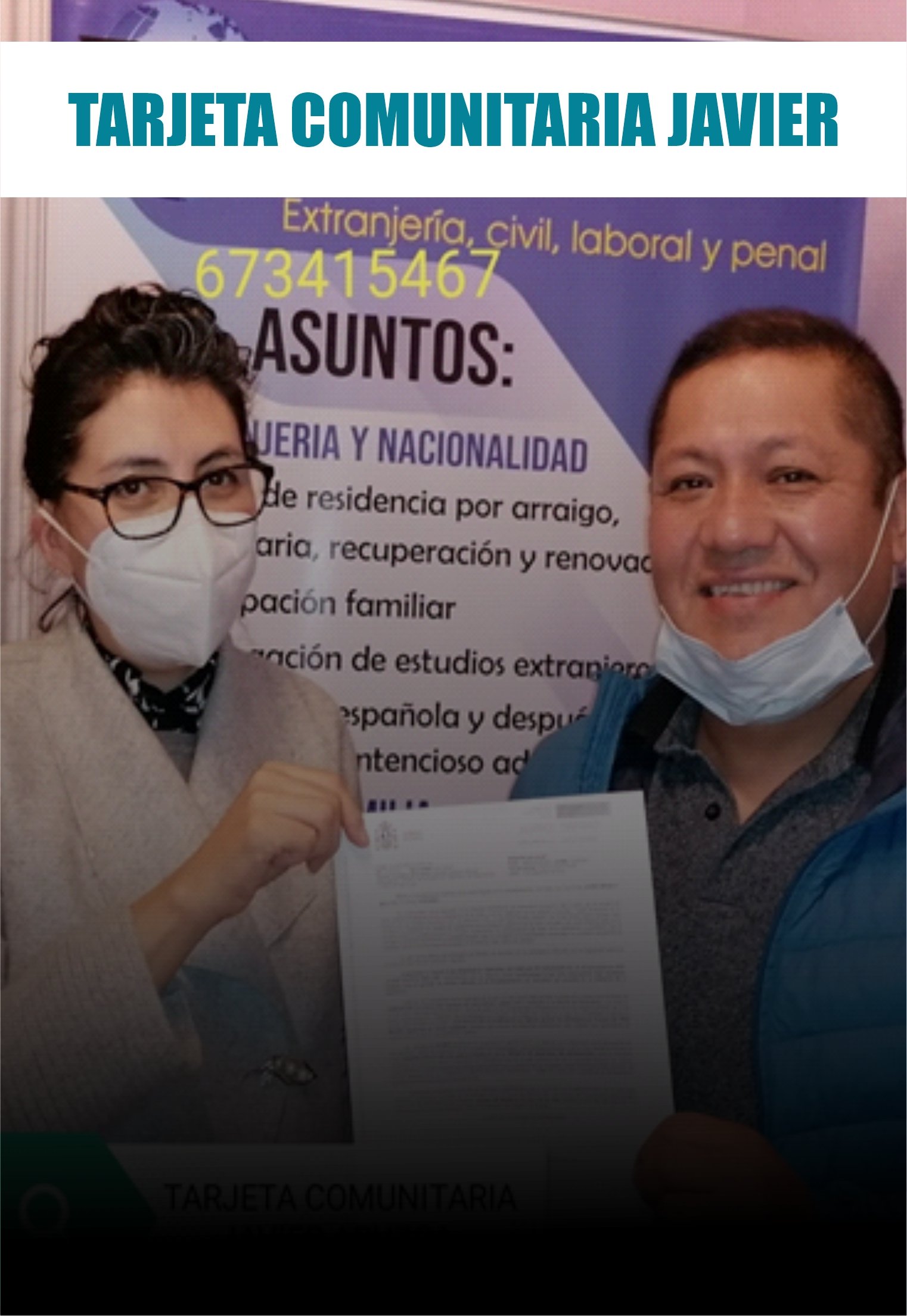 tarjeta comunitaria