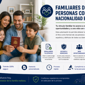 FAMILIARES DE PERSONAS CON NACIONALIDAD ESPAÑOLA