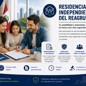RESIDENCIA INDEPENDIENTE DEL REAGRUPANTE